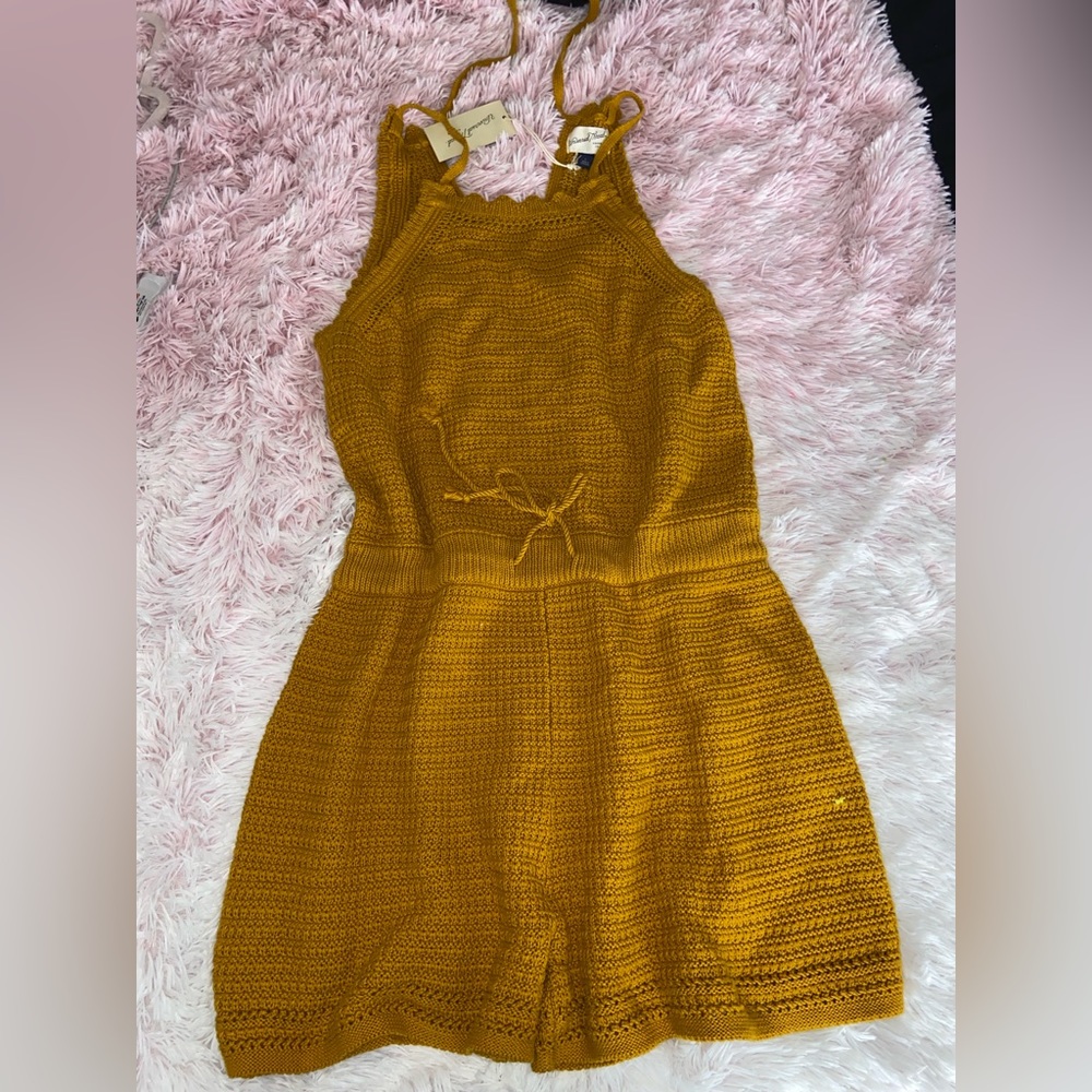 Yellow Gold Summery Jumpsuit